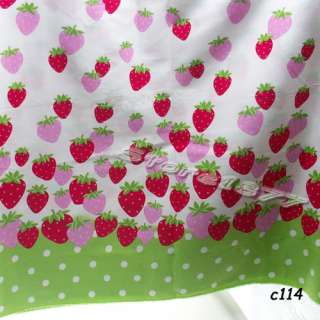 FQ Pink Flower Fat Quarter Quilting Cotton Fabric c001  