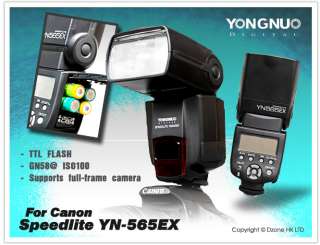 Yongnuo YN565EX TTL Flash for Canon 5D II 7D 60D #F359  