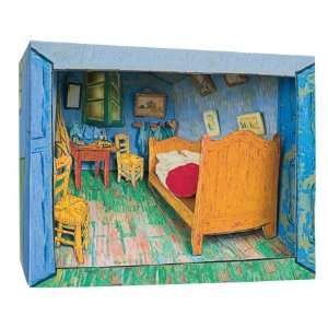  Van Gogh The Bedroom in Arles DIY 3D Paper Craft Kit 