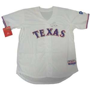  Yu Darvish Autographed Texas Rangers White Jersey W/PROOF 