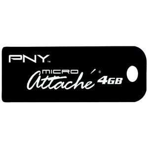  PNY P FD4GBMIC FS MICRO ATTACH USB FLASH DRIVE (4 GB 