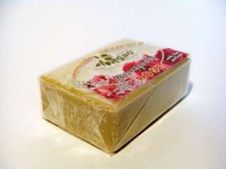Greek Olive Oil White Soap Agno   Rose Scent   2x125g  