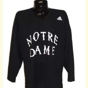    Notre Dame Hockey Black Practice Jersey Sports Collectibles