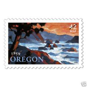 Oregon State Sheet of 20 x 42 cent U.S. Postage Stamps  