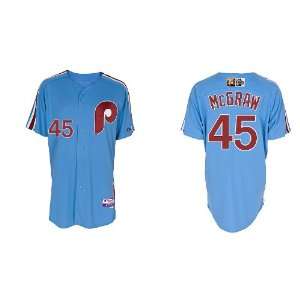 Philadelphia Phillies #45 Tug Mcgraw Sky Blue 2011 MLB Authentic 