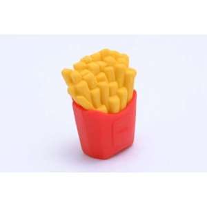  French Fry Japanese Eraser, 2 Pack. Red Pack Toys & Games