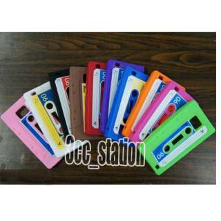 10pcs/Lot Cassette Tape Case For Samsung Galaxy S 2 II i9100 Silicone 