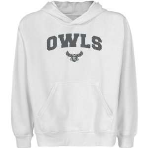  NCAA Rice Owls Youth White Logo Arch Pullover Hoody 