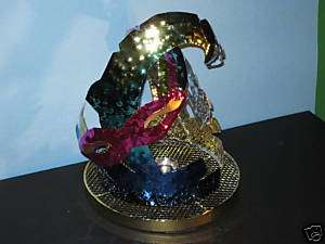 Party Centerpiece 12 Tall Metal Mardi Gras New Orleans  