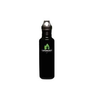 Urban Canteen Stainless Steel Bottle with Loop Cap, Black 27 oz 