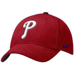   Phillies Red Wool Classic Adjustable Hat