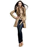 INC International Concepts Sweater, Faux Fur Collar Belted Cardigan 