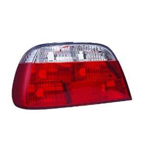  95 01 BMW 7 Series e38 Euro Red / Clear Tail Lights 