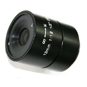    12mm CCTV Camera Lens CS Manual Iris Monofocal Lens