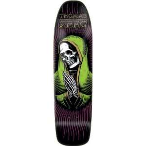  Thomas Our Lady Skateboard Deck (9.75 Inch/X Large, Black/Green/Pink 