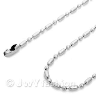 MENS Stainless Steel Necklace Bar Chain 11 29 vj754  