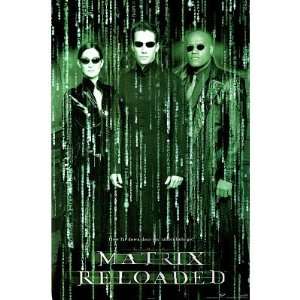  Matrix Reloaded movie poster