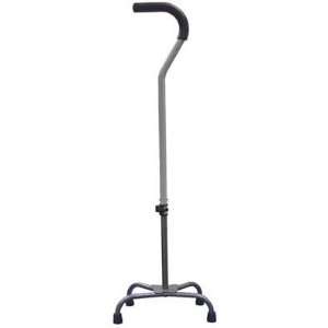 Quad Cane, Silver Vein Finish, Large Base by Drive Medical 