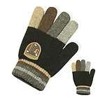   Acrylic Wool & Spandex Fashion Knitted Colorful Finger Gloves   Black