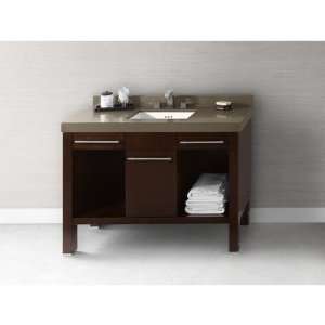   48 Wood Vanity Cabinet with Two Drawers, One Door an Furniture