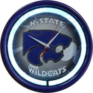  Kansas State Wildcats Plasma Clock