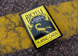Bicycle RED DRAGON + BLACK SCORPION playing cards gaff  