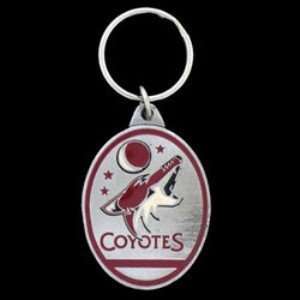 Phoenix Coyotes Hockey Pewter NHL Keychain