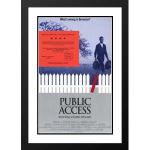  Public Access 20x26 Framed and Double Matted Movie Poster 