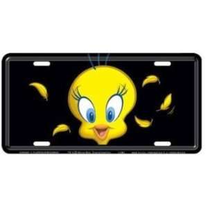  Tweety License Plate Frame Stamped Aluminum Automotive