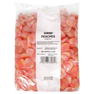 haribo gummi candy peaches 5 pound bag by haribo buy new $ 19 20 $ 16 