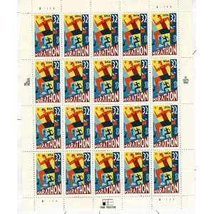   Marathon 20 x 32 Cent U.S. Postage Stamps 1995 #3067 