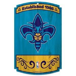  NBA New Orleans Hornets Sign   Wood Style Sports 