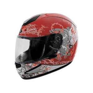  Cyber US 95 Knight Helmet   2X Large/Red Automotive