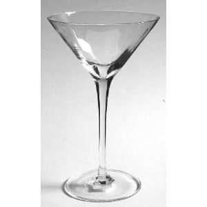  Artland Crystal Optic Martini Glass, Crystal Tableware 