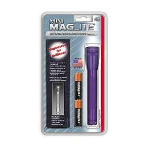  MagLite AA Mini Mag Purple Flashlight Holster Pack #M2A98H 