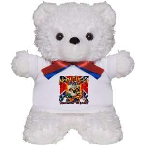  Teddy Bear White Southern Motorcycle Rider Hell On Wheels 