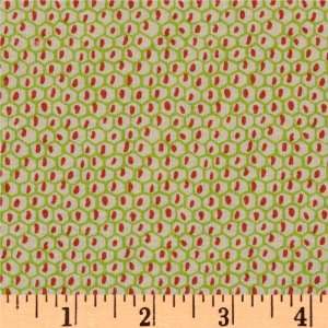   Honeycomb Pink/Lime Fabric By The Yard Arts, Crafts & Sewing