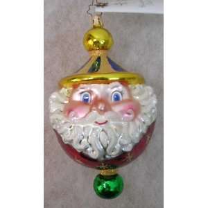 Christopher Radko Chubby Cheerdrops Glass Ornament New Red