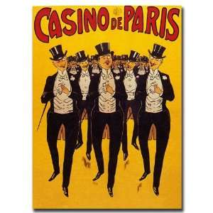 Casino de Paris Gallery Wrapped 18x24 Canvas Art 