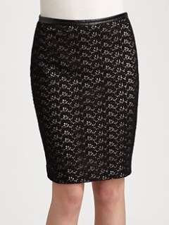 Diane von Furstenberg   Stevie Acorn Lace Pencil Skirt
