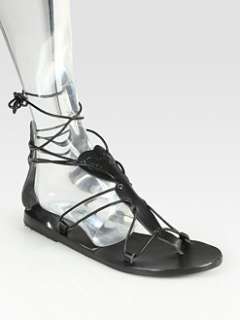 Ancient Greek Sandals   Circe Tie Up Leather Sandals