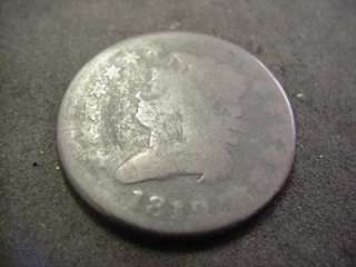 1812 CLASSIC HEAD LARGE CENT PENNY VERY GOOD VG  