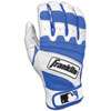 Franklin Natural II Batting Gloves   Mens   White / Blue