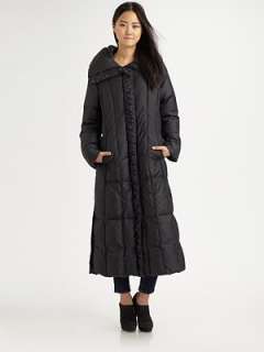 Cole Haan   Full Length Quilted Puffer Coat    