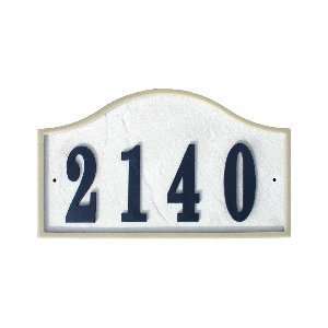  Ridgestone address plaque system, Serpentine, Slate