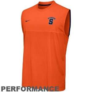  Nike Syracuse Orange Training Sleeveless Performance Top 