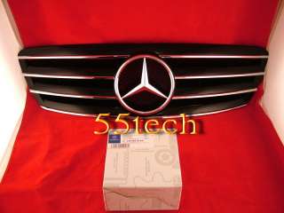 Mercedes Benz W203 Grill C230 C320 C240 Grille BLACK +M  