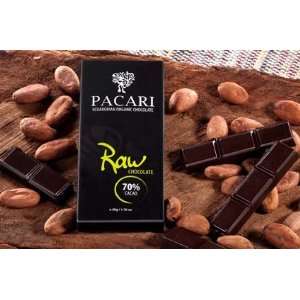 Pacari RAW Organic Chocolate, 70% Cacao Grocery & Gourmet Food