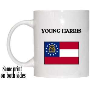  US State Flag   YOUNG HARRIS, Georgia (GA) Mug 