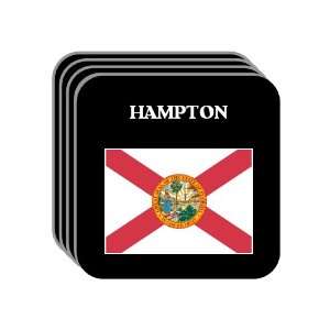 US State Flag   HAMPTON, Florida (FL) Set of 4 Mini Mousepad Coasters